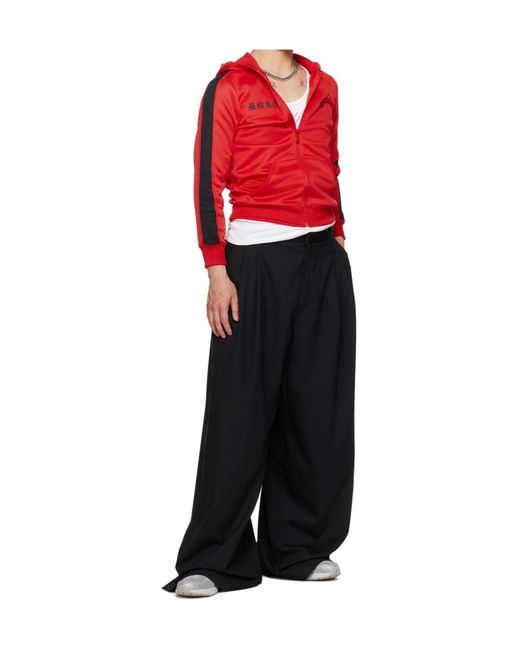 Lu'u Dan Red X Clot Collaboration Zip-Up Casual Jacket for men