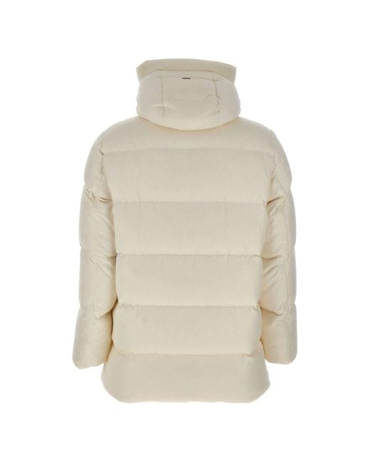 Herno Natural Long-Sleeved Down Jacket for men