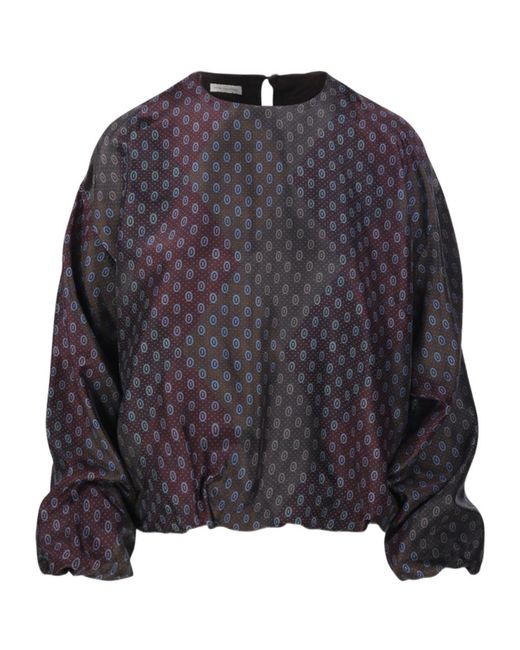Dries Van Noten Gray Blouses