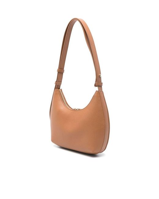 Furla White Goccia S Shoulder Bag