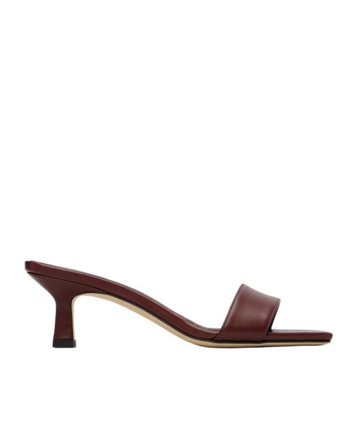 Aeyde Brown Gilly High-Heeled Sandals
