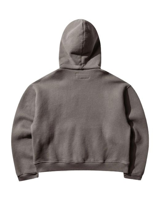 ERL Gray Embroidered Logo Hoodies for men