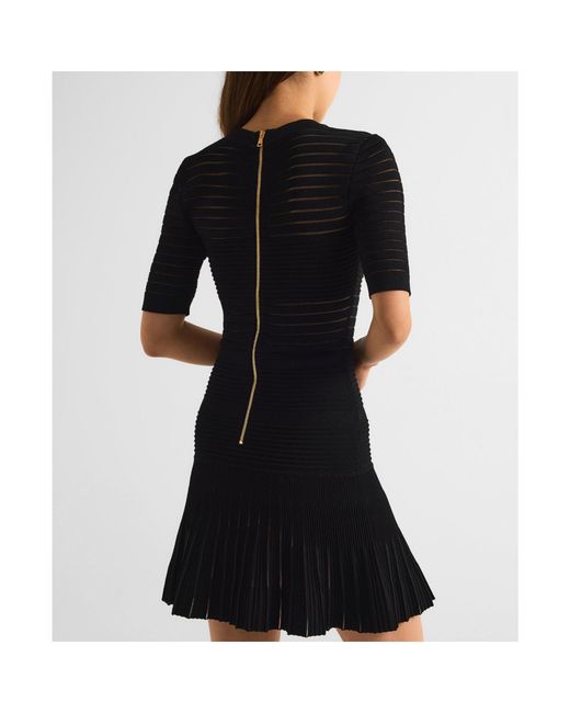 Balmain Black Knitted Dress