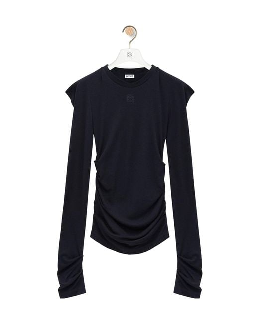 Loewe Blue Long Sleeve Top