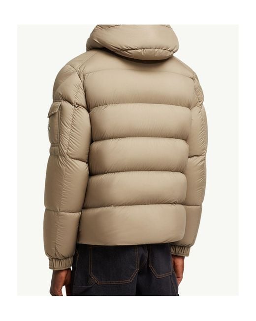 Moncler Natural Maya 70 Hooded Short Down Jacket for men