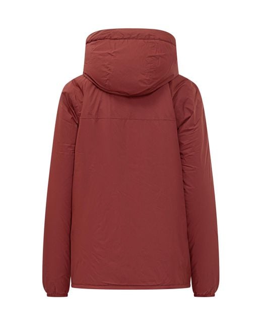 K-Way Red Claude Hooded Jacket for men