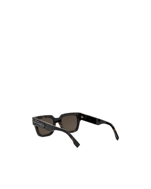 Fendi Multicolor Eyewear Square Frame Sunglasses for men