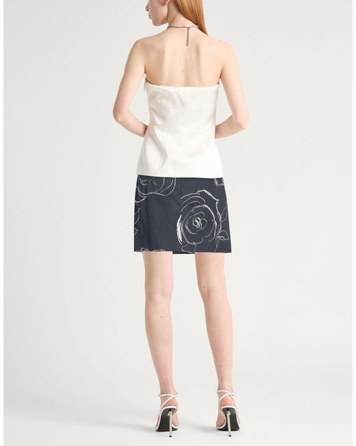 Marni Blue Casual Printed Skirt