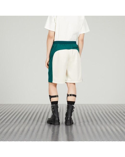 Gucci Green Logo Shorts for men