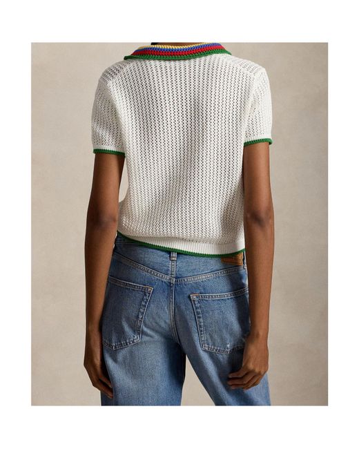 Polo Ralph Lauren White Short-Sleeved Polo Shirt