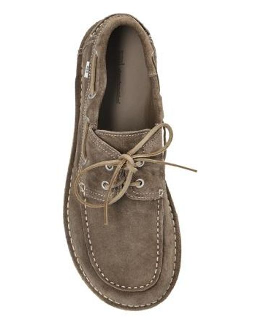AMI Brown Ami Lace-Up Espadrilles for men