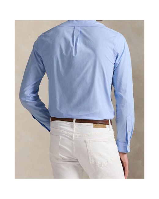 Polo Ralph Lauren Blue Long-Sleeve Oxford Shirt for men
