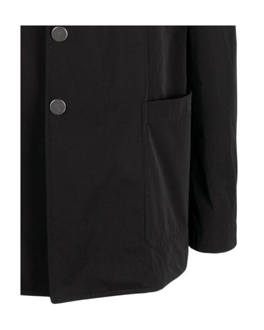 Bottega Veneta Black Single Breasted Long Sleeved Blazer for men