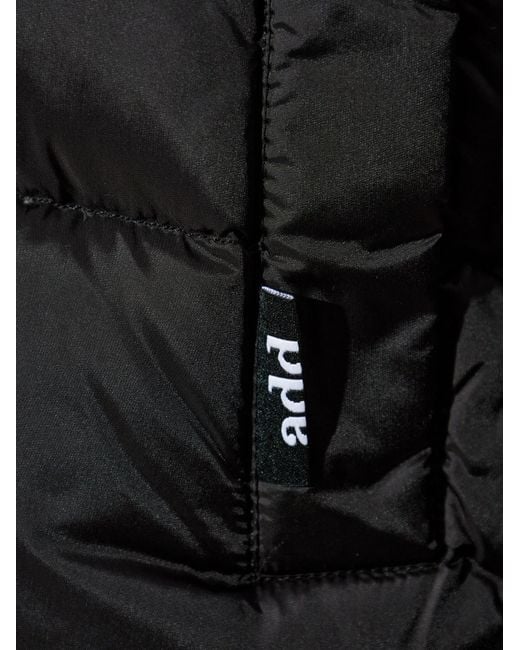Add Black Short Hooded Down Jacket