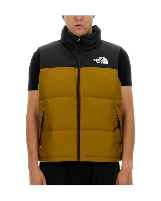 The North Face Green 1996 Retro Nuptse Puffer Gilet for men