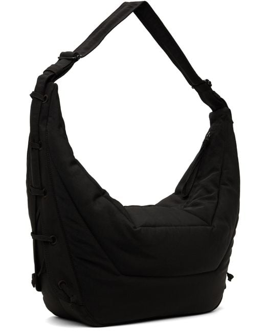 Lemaire Black Game Large Zipped Shoulder Bag