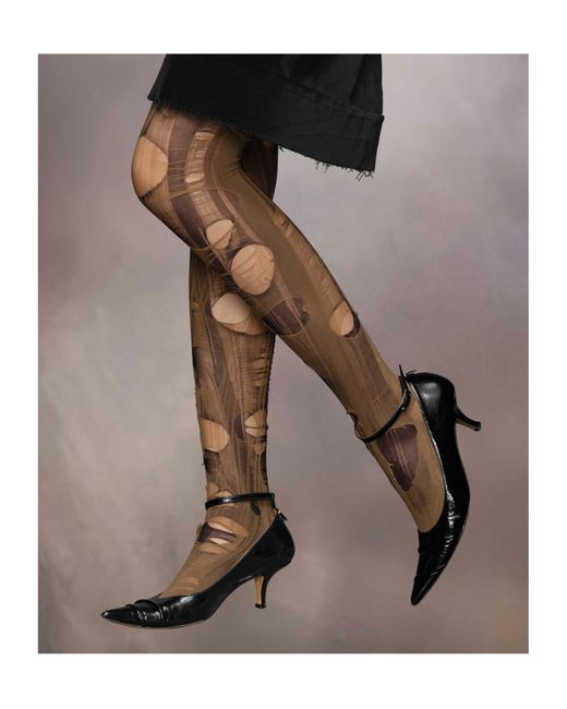 Maison Margiela Black Kinkies Slingback Pumps