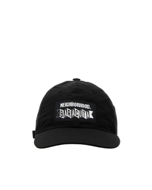 Baracuta Black England Logo Patch Baseball Hat for men