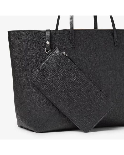 Fendi Black Medium Roll Tote Bag