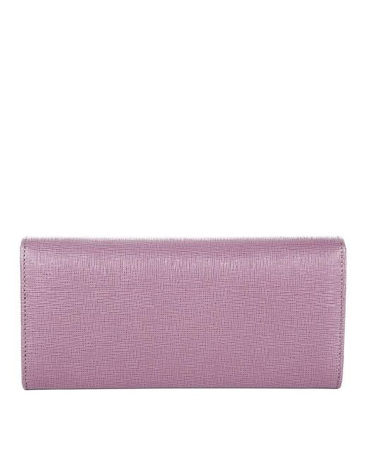 Fendi Purple Long Purse