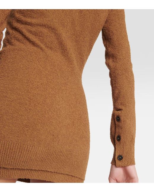 Wardrobe NYC Brown Button-Front Cardigan