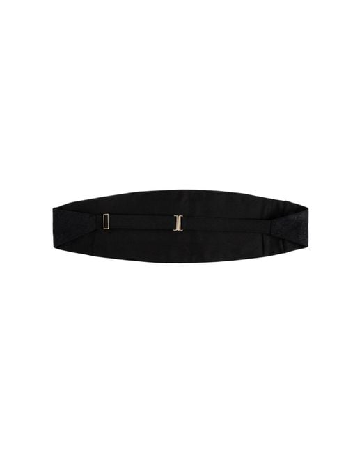 Etro White Paisley Jacquard Cummerbund for men