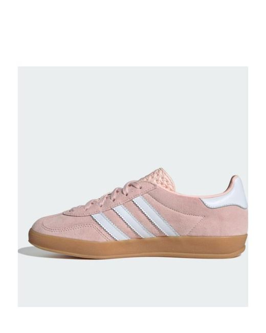 Adidas Originals Pink Gazelle Indoor Low-Top Sneakers