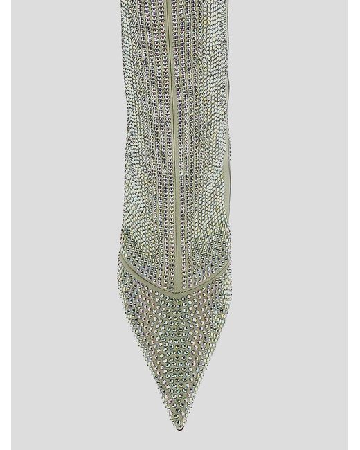 Liu Jo Green Leonie Hanne X Embellished Pointed Toe Boots