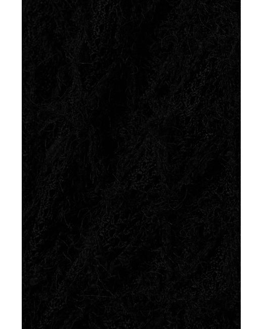 Chloé Black Chlo Lace Detailed Flared Mini Dress