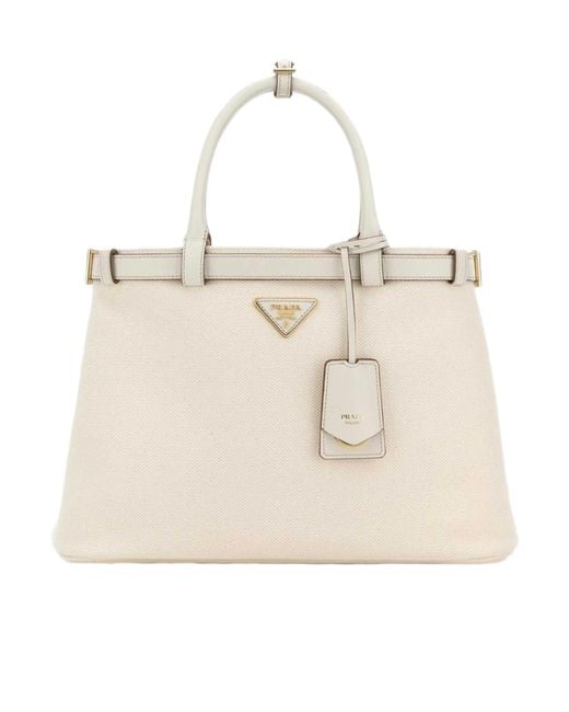 Prada Natural Logo Handbag