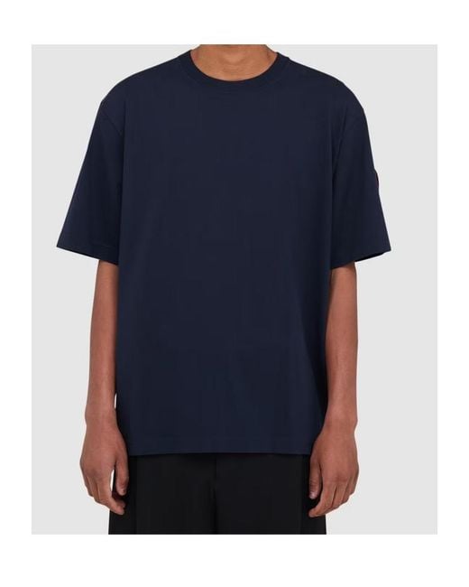 Canada Goose Blue Nova Logo Patch T-Shirt for men
