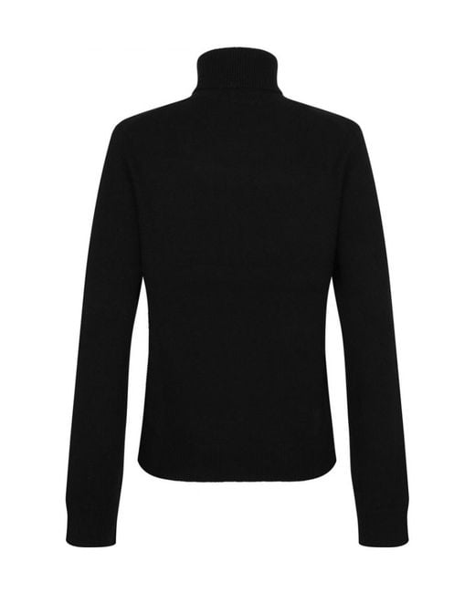 Theory Black Turtleneck Knitted Jumper