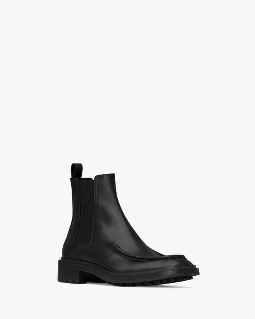 Saint Laurent Black Joe Chelsea Boots for men