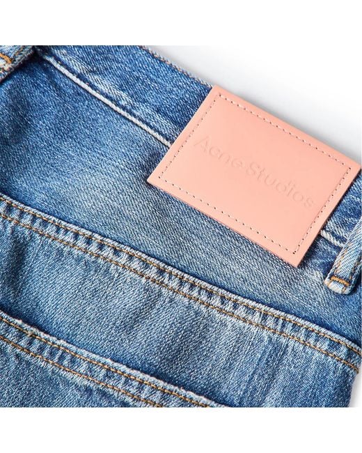 Acne Blue Wide Leg Jeans for men