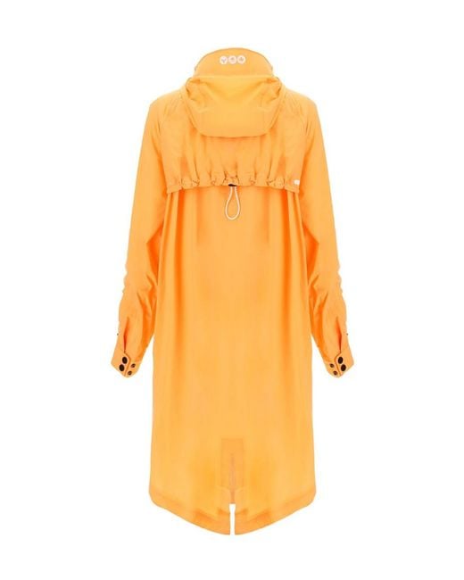 Moose Knuckles Orange Logo Windbreaker