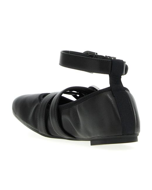 Stuart Weitzman Black Ballet Flats