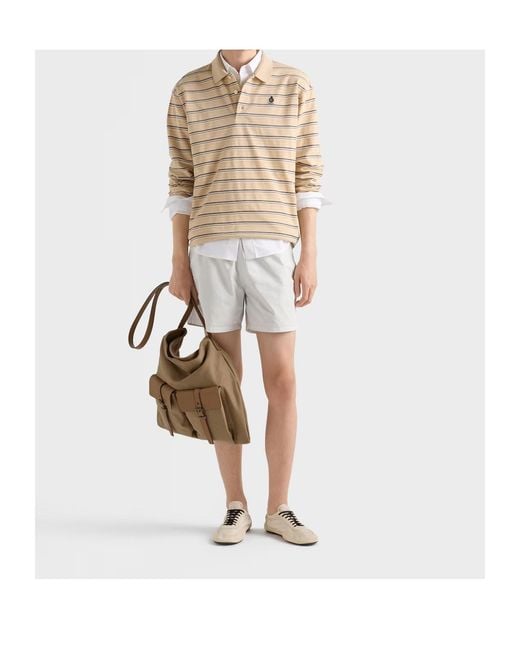 Prada Natural Route Canvas And Leather Shoulder Bag for men