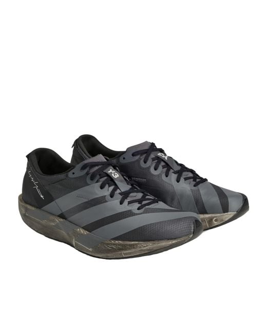 Y-3 Black Adios 9 Trainers for men
