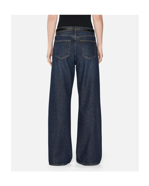 FRAME Blue Rigid Denim Low Slung Rise