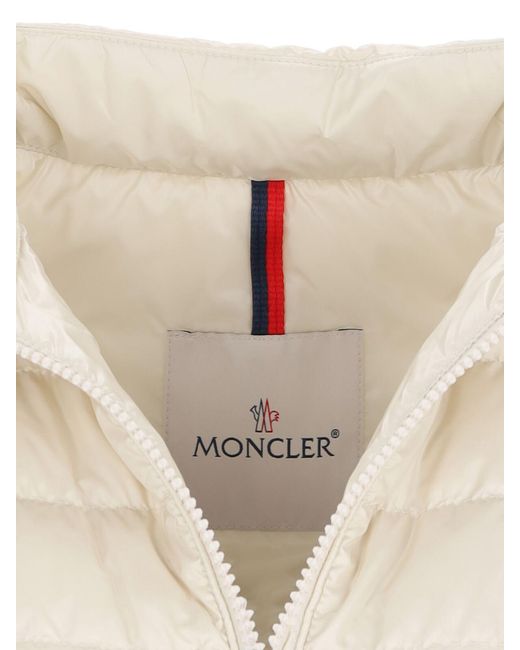Moncler White Igens Zip-Up Quilted Gilet