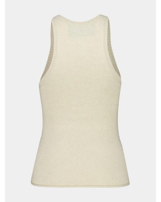 Alanui Natural Sleeveless Vest