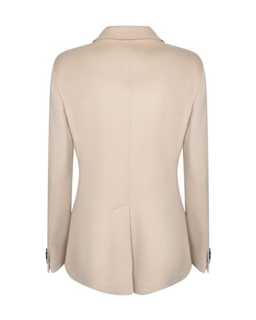 Tagliatore Natural Double Breasted Tailored Blazer