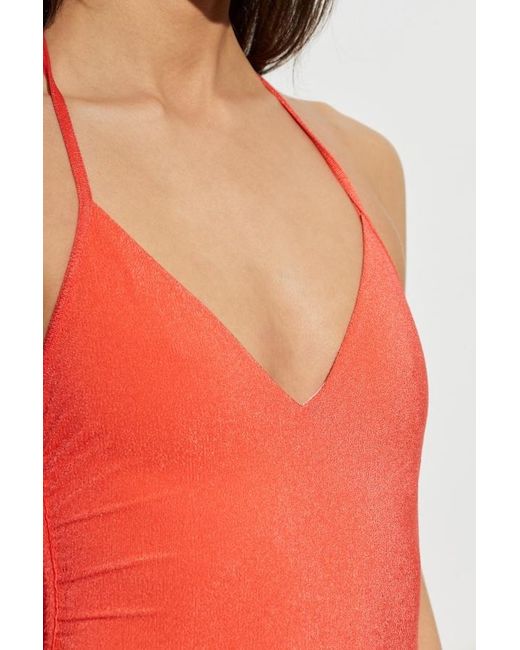 Balmain Red One-Piece
