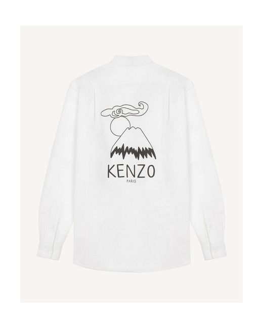 KENZO White 'Paris-Japan' Shirt for men