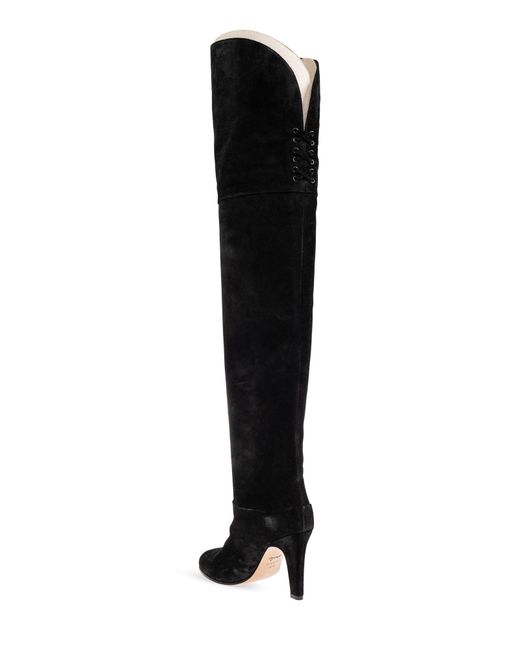 Chloé Black Chloé Eve Knee-High Heeled Boots