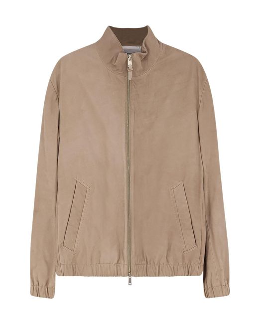 Boss Brown Boss Zip-Up High Neck Jacket for men