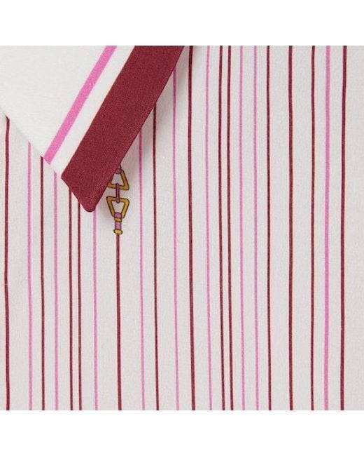 Gucci Pink Printedsilk Shirt
