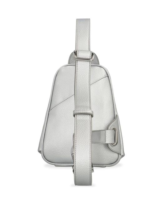 Vivienne Westwood White Orb Detail Zipped Sling Bag