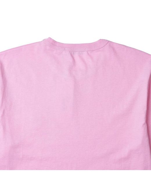 Maison Kitsuné Pink Logo T-Shirt for men