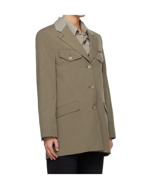 Our Legacy Natural Cruise Long-Sleeved Suit Jacket